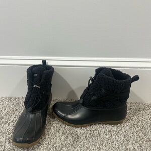 Sperry Black Rain/Winter Boots